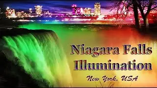 Niagara Falls Illumination| World-Famous Falls| Winter in Niagara| American Falls| New York, USA