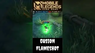 VIDEO KEREN MOBILE LEGENDS || GUSION FLAMESHOT COUNTER HARLEY || STATUS WA MOBILE LEGENDS #SHORTS