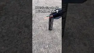 POv: Testing the polish firecracker #fireworks #pyrotechnics #feuerwerk #explosion #diy #experiment