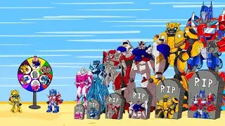 Rescue Transformer Family: Optimus & Bumblebee vs MONSTER RADIATION | 復活の秘密！