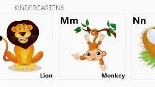 Alphabet Charts from the Kindergarten Kids Learning App
