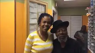 Pat Montague with reggae Artist U ROY, WAVS 1170 Radio