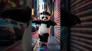 Panda-monium on the Pistes! This Bear Can SKI!