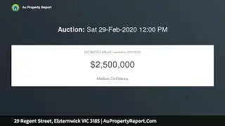 29 Regent Street, Elsternwick VIC 3185 | AuPropertyReport.Com