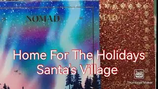 Two looks using Santa's Village and Home For The Holidays Palette / Nomad Cosmetics