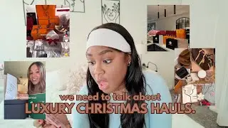 The “PROBLEM” with Luxury Christmas Hauls. (Honest/Unpopular Opinion Commentary)
