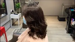Korean hair salon in singapore korean Women perm 디지털펌