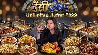 Desi Lane Unlimited Buffet 399/- Only | Cheap and Best Restaurant Kolkata | Rooftop Restaurant