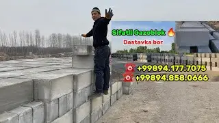 UZB da yangilik sifatli gazabloklar sotuvda 😱😱ulgurib qoling soni cheklangan mix ustida 100 kg😱😱🔥🔥