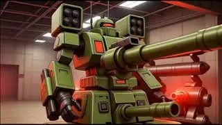 TANK CARTOON - TANK BATTLE - TANK WARRIOR - TANK ROBOT - TANK TOP - TANK ANIMATION - TANK PHASE 19.