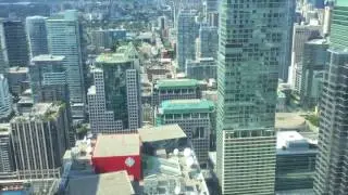 CN Tower elevator ride July 2017