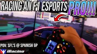 POV: Super Formula Lights vs F1 Esports Pro OTIS LAWRENCE at CATALUNYA (ULTRA-REALISTIC SIMRACING)