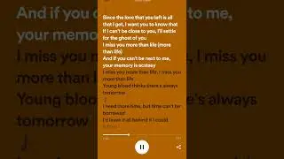 Ghost - Justin Bieber (Lyrics)