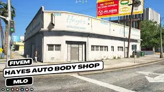 Fivem Hayes Auto Body Shop | Fivem Mods | Interior & map for Roleplay | FiveM mlo store