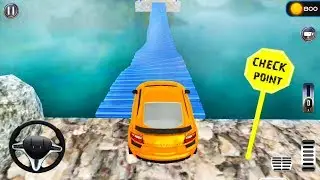 Impossible Car Stunt Driving - Crossing A Weak Bridge - Android Gameplay FHD
