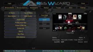 16 - Kodi/XBMC - How to install Pulse CCM Build via AresWizard
