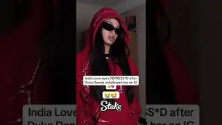 India Love DEPRESS*D after Duke Dennis unfollowed her on IG 🥺💔 #indialove #dukedennis #kaicenat