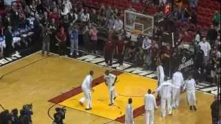 Miami Heat Pregame Dunk Fest