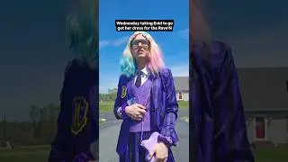 Wednesday Addams drags Enid Sinclair to Hot Topic