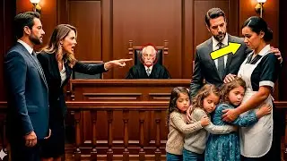 O MILIONÁRIO LEVOU A FAXINEIRA AO DIVÓRCIO E A DECISÃO DAS FILHAS CHOCOU O JUIZ!