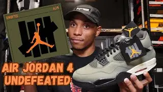 AIR JORDAN 4 UNDEFEATED 2025 Sneaker Unboxing And Review
