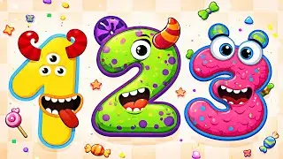 Preschool Learning Numbers Games 3D - Fun Kids 123 Monsters | Android Gameplay
