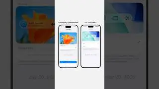 My concept of Liquid Glass customization vs what was added in iOS 26.1 beta 4. #ios26 #liquidglass