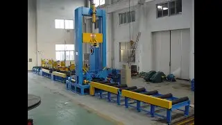 Light Duty H Beam Assembling Machine