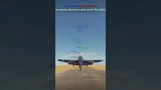 When your teammate crashes #warthunder #warthunderplanes #warthunderfails #shorts