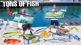 Finding TONS of Aquarium FISH & SEA MONSTERS In Middle of the Ocean!