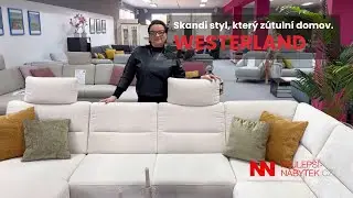 WESTERLAND – modulární rohová sedací souprava ve skandinávském stylu 🌱