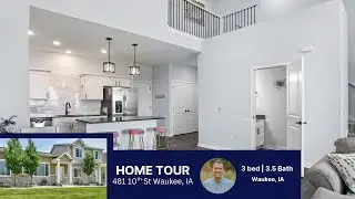 Waukee Townhome Tour | 481 10th St Waukee, IA