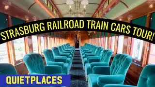 Strasburg Railroad All Train Cars Walkthrough Tour! Lancaster County Pennsylvania