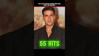🔥 Top 5 Bollywood Actors with the Most Hit Movies! | You Won&rsquo;t Believe Who&rsquo;s No.1 #Bollywood #shorts