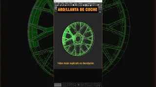 Modelar llanta de coche | GianCR