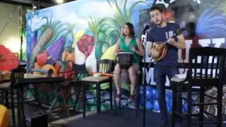Steve Bollhoefer and Bett Correa  The Man in Front of Me  Dystopian Open Mic Night 7 15 2015