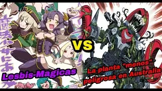 Las chicas mágicas de MahoAko Vs Krudzu Hybrid Hydra | Mahou Shoujo Ni Akogarete Vs Archie Sonic