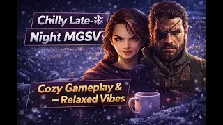Metal Gear Solid V LIVE ❄️ Cozy Late-Night Gameplay on a Chilly Night | NYXARYA