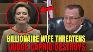 Arrogant Billionaire's Wife Threatens Homeless Veteran &mdash; Judge Caprio Delivers Maximum Sentence!