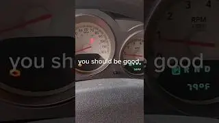 how to reset oil light on 2009 Dodge avenger 2.4L #dodge #oil #easy