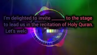 New Islamic Anchoring Script || Islamic Presentation for School Morning Assembly || Video by AK ||