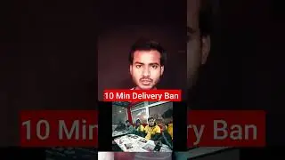 10 Minute Delivery Ban #shortsfeed #gigworker #100millionviews