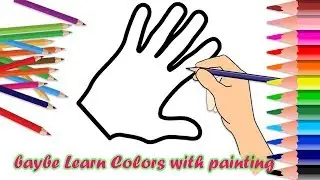 [COZY TOCO] Baby Learn Colors | Hand Body Painting | Painting For Kids