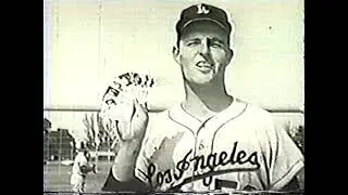 1961 Don Drysdale for Post Alpha-Bits cereal TV commercials