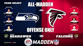 Madden NFL 22 Falcons vs. Seahawks (All-Madden) (Falcons Offense Only) [4K, 2160p, UHD, PC]
