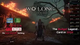 Wo long fallen dynasty benchmark on Low-End PC RX 570 4GB I5 9th Gen 8gb Ram amazing performance