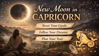 New Moon in Capricorn | Reset Goals, Follow Your Dreams & Intention Setting