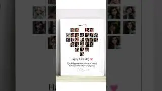 Heart shape frame making video🥰editing full video @pixel_hue channel👆🏻