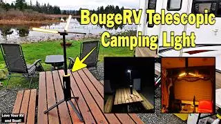 Демонстрация и обзор телескопического кемпингового фонаря BougeRV T1.