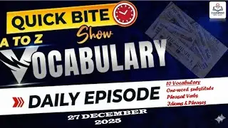 Daily Vocabulary for SSC CGL, CHSL, Banking & Railway | One Word | Idioms | Phrasal Verb | ClearSSC
